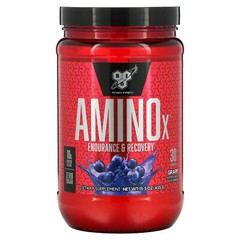 BSN Amino-X Endurance Recovery Agent Grape 15 3 oz 435 g GMP Quality Assured