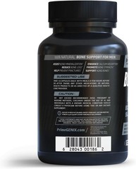 PrimeGENIX Bone Complex | Reduce Bone Loss | Designed for Men Vitamin D3, C, K