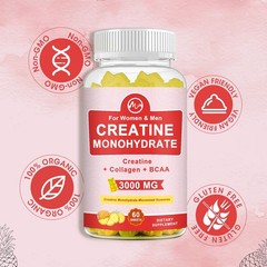 30-300 Counts Creatine Monohydrate Gummies – Increase Strength and Build Muscle