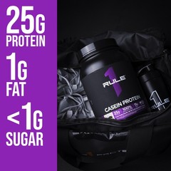 Rule 1 Casein Protein – 25g Protein and 11g EAAs Per Serving from Slow-Release