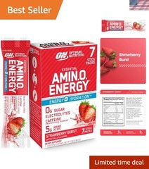 Optimum Nutrition Essential Amino Energy Plus – 7 Pack Strawberry Electrolytes