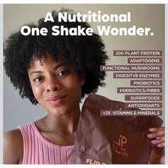 Flip 7 Superfood Meal Replacement Chocolate Courage 15 Serving Vegan Protein New