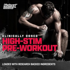 Nutrex Outlift Amped Max High Stim Pre Workout Powder 22 Servings Various Flavor