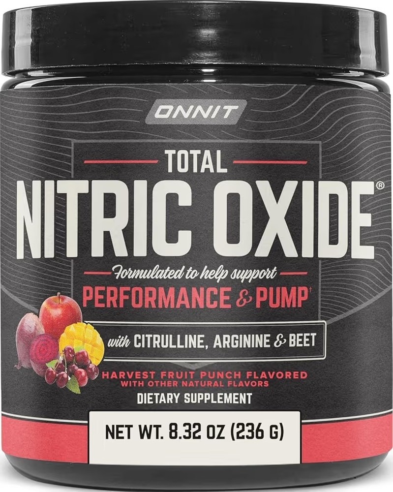 ONNIT TOTAL NITRIC OXIDE PERFORMANCE SUPPORT SUPPLEMENT 8.32oz