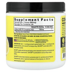 Patented Creatine HCl, Lemon-Lime, 2.2 oz (61.4 g)