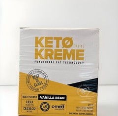 Pruvit Keto Kreme 20 Packets Flavor VANILLA BEAN SUPPLEMENT