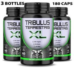 TRIBULUS TERRESTRIS 96% SAPONINS EXTRACT GYM WORK OUT DIETARY SUPPLEMENT 3 X