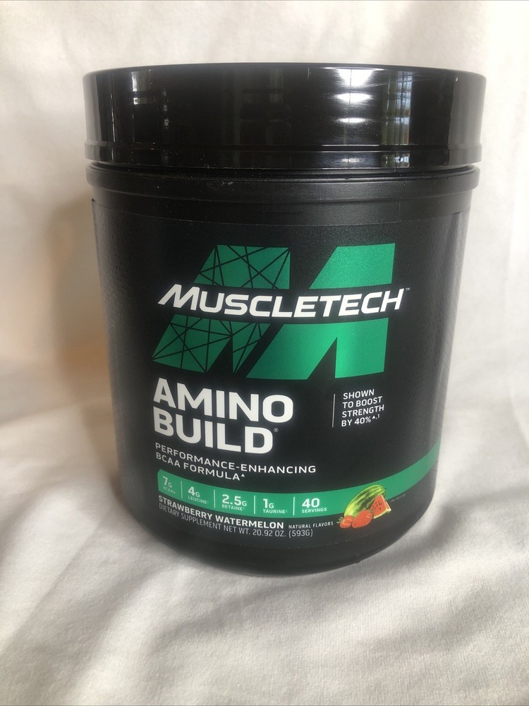 MuscleTech BCAA Powder for Men & Women, Strawberry Watermelon -Boosts Strength