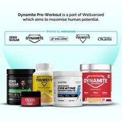 Dynamite Extreme Pre Workout 30 Servings Valencia Orange High-Stim 540g