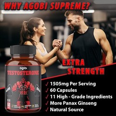 Legal STEROID ANABOLIC Pills BULKING Testosterone Booster MUSCLE GROW, 11 Herbs