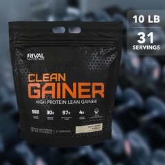 Rival Nutrition Clean Gainer Soft Serve Vanilla 10 Lb I High Protein Lean