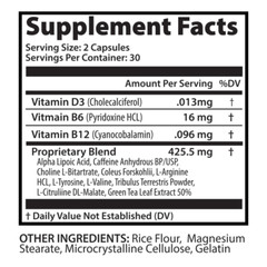 Nitric Oxide Booster Supplement L-Arginine Premium Workout Muscle Pump