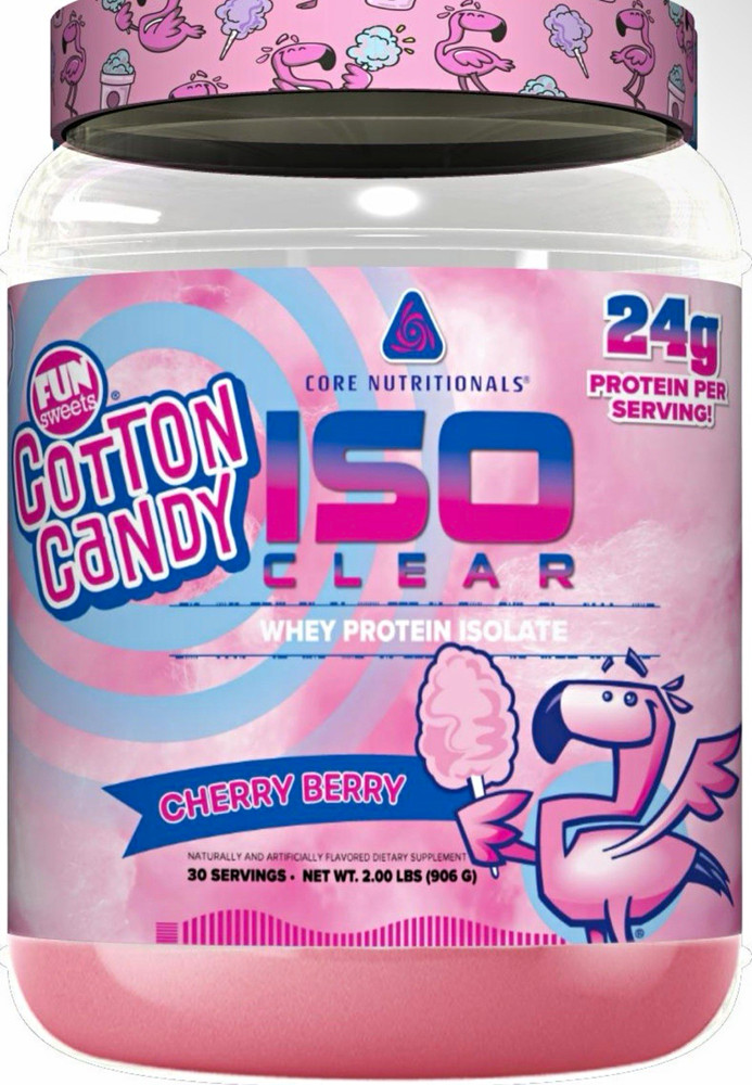 Core Nutritionals ISO Clear Cherry Berry Whey Isolate 30 Servings New Sealed