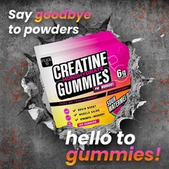 Creatine Gummies for Men Women 6g -NSF Certified Creatine Monohydrate Watermelon