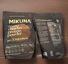 MIKUNA Cacao Plant-Based Protein Powder 22.8 oz Vegan Paleo Keto Gluten-Free