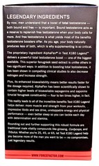 Force Factor Test X180 Legend Testosterone Booster Capsules 120 Count EXP 03/29