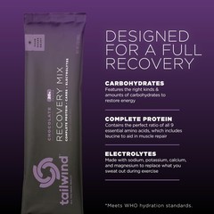Tailwind Nutrition Recovery Mix: 20g Protein, Carbs, Electrolytes – Vegan, Glute