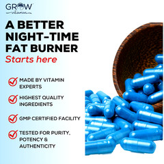 DuskBurn Night Time Fat Burner – Sleep & Burn from Dusk to Dawn – 60 Capsules