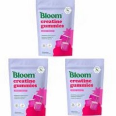 Bloom NEW Creatine Monohydrate Gummies& Sugar Free Creatine US& 5g Per Serving