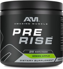 Pre Rise | Pre-Workout Powder Supplement – Green Apple Flavor – 7.51 oz.