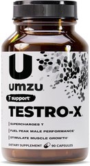 Testro X Supplement for Men Energy Focus Muscle Pumps Healthy T Levels 90 Caps