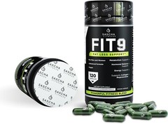 Sascha FIT 9 Fitness Fat Loss pills | Weight Loss Supplements-Vegan-120 Caps
