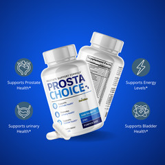 Prosta Choice- Prostate Support- 3 Bottles- 180 Capsules