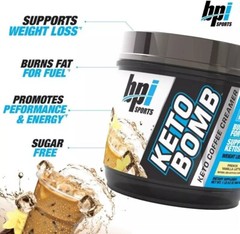 KETO BOMB BPI Sports FRENCH VANILLA LATTE Keto Diet Coffee Creamer 8/22 MCT’s