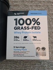 TRANSPARENT LABS 🔥 – Variety 5 Pack Whey Protein Isolate W/ Blender Bottle