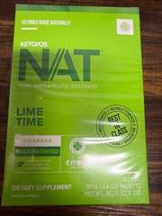 Prüvit Ketones NAT 20 Packs Charged LIME T/FREE SHIP exp 03/2027