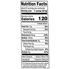 Whey Protein Powder, Smooth Vanilla, 24 Oz