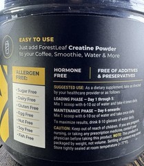 Forest Leaf Pure Micronized Powder Creatine – Strength & Energy – 100 servings