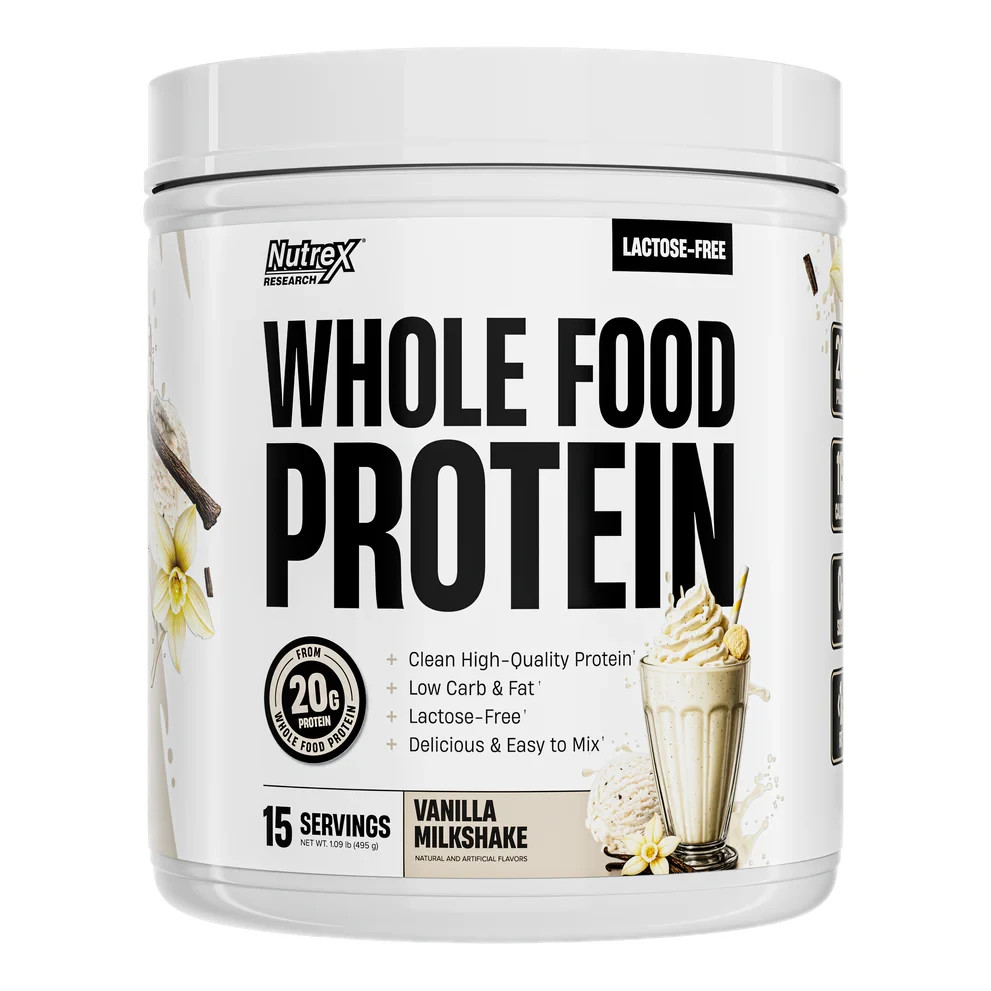 Nutrex – Whole Food Protein Vanilla Milkshake 15srv