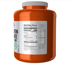 NOW Foods Whey Protein Concentrate Unflavored 5lb 24g Protein BCAAs