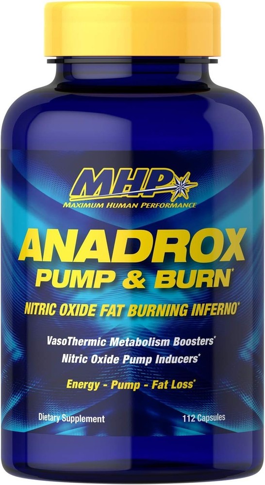 Maximum Human Performance Mhp Anadrox Nitric Oxide Fat Burning Inferno 112