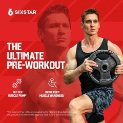 Six Star Nitric Oxide Supplements For Men & Women, Muscle Builder (60