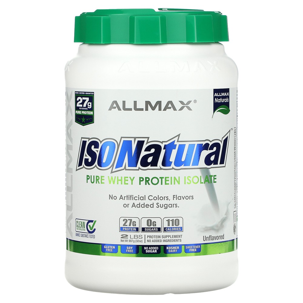 ALLMAX Nutrition IsoNatural Pure Whey Protein Isolate The Original Banned