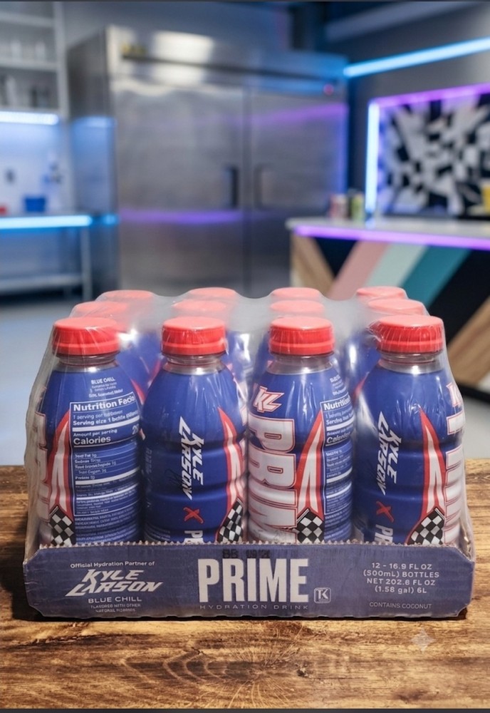 Prime Hydration Kyle Larson 16.9oz Bottle Factory Sealed Case *HARD TO FIND*