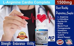 Nitrate Oxide Supplement Nitric Oxide Booster 180 Caps Multi-Ingredient Formula!