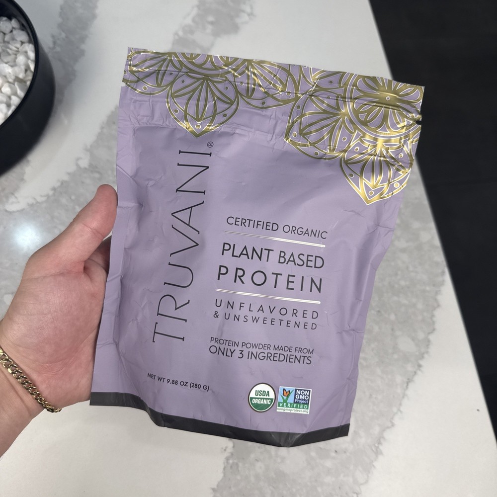 Truvani Certified Organic Plant Based Protein Unflavored & Unsweetened FRESH