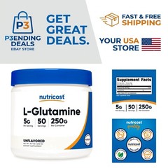 250g L-Glutamine Powder: Your Solution for Gut Health & Muscle Recovery