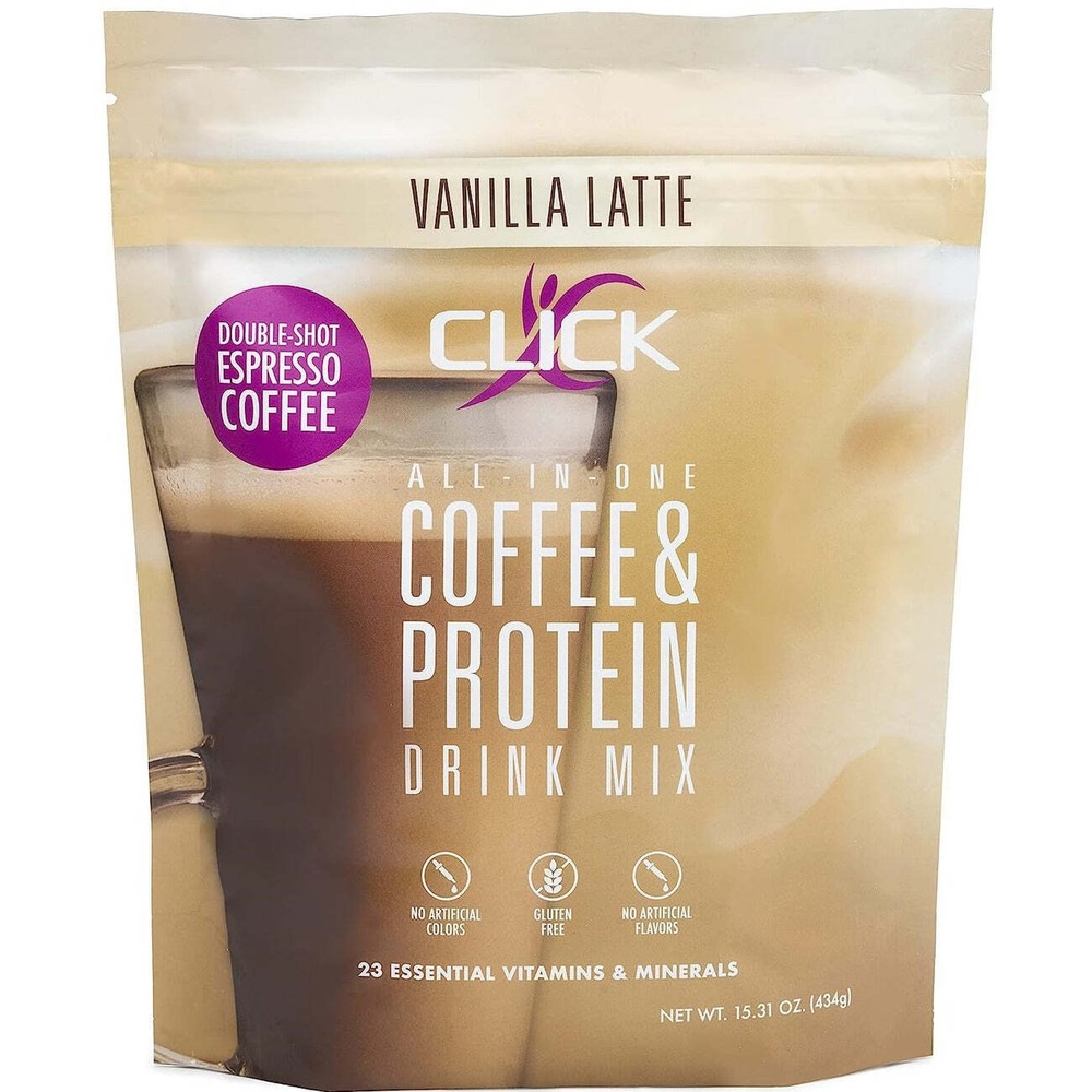 Click Coffee & Protein Powder Bag – Vanilla Latte
