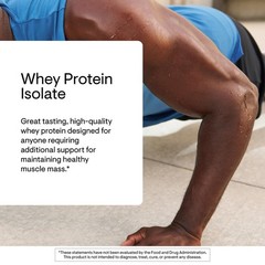 Whey Protein Isolate 21G Balanced Amino Acids THORNE Profile BCAAs Grams Easy