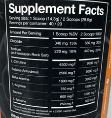 Stim-Free Pump Pre-Workout 572 g Peach Mango Exp 05/2028-Brand New-US Seller