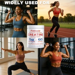 Creatine for Women + Collagen Peptides 5G Each – Muscle, Beauty, Performance 2pc