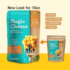 Vegan Magic Cheese Sauce (16oz powder makes 1 Pound (Pack of 1) Original ver.