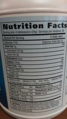 NutriSense Raw Brown Rice & Hemp Protein Powder Plus 28.2 oz 04/18