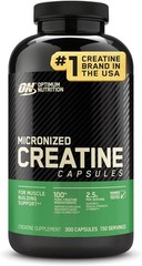 Optimum Nutrition 100% Pure Micronized Creatine Monohydrate 300 Capsules BB12/26
