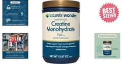 Micronized Creatine Monohydrate Powder – 450g, 90 Servings – Unflavored