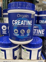 Orgain Creatine Monohydrate Powder Micronized Unflavored 1.48lb 135 Servings